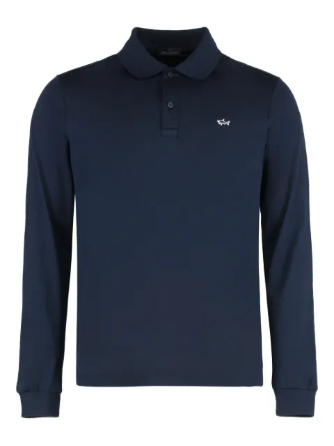 Paul & Shark playera tipo polo manga larga