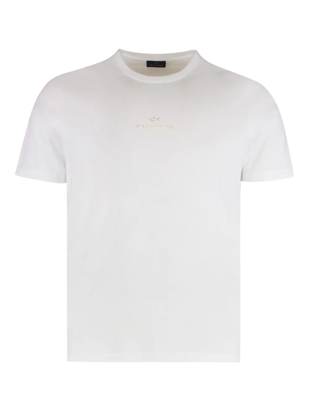 Paul & Shark Logo Cotton T-shirt In White