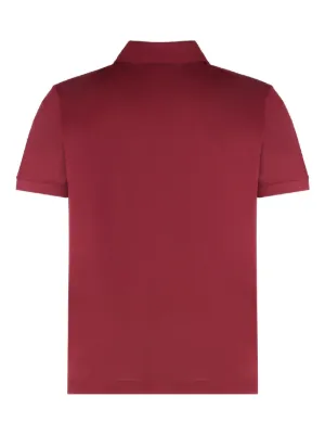 Adidas x WALES BONNER cotton-blend Polo Shirt | Red | FARFETCH