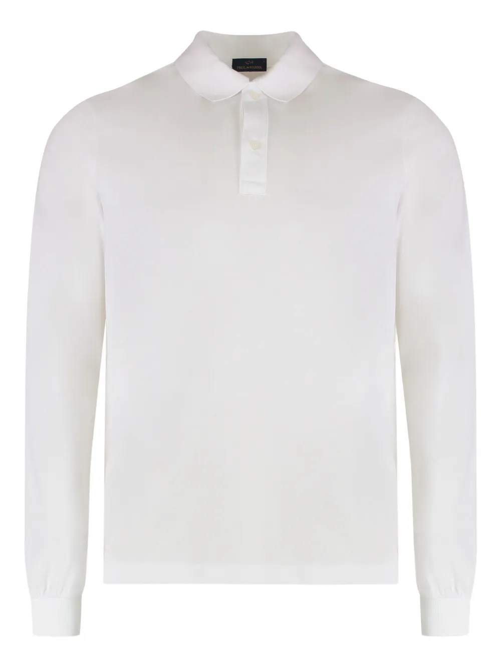 Paul & Shark long-sleeve polo shirt | White | Image 1