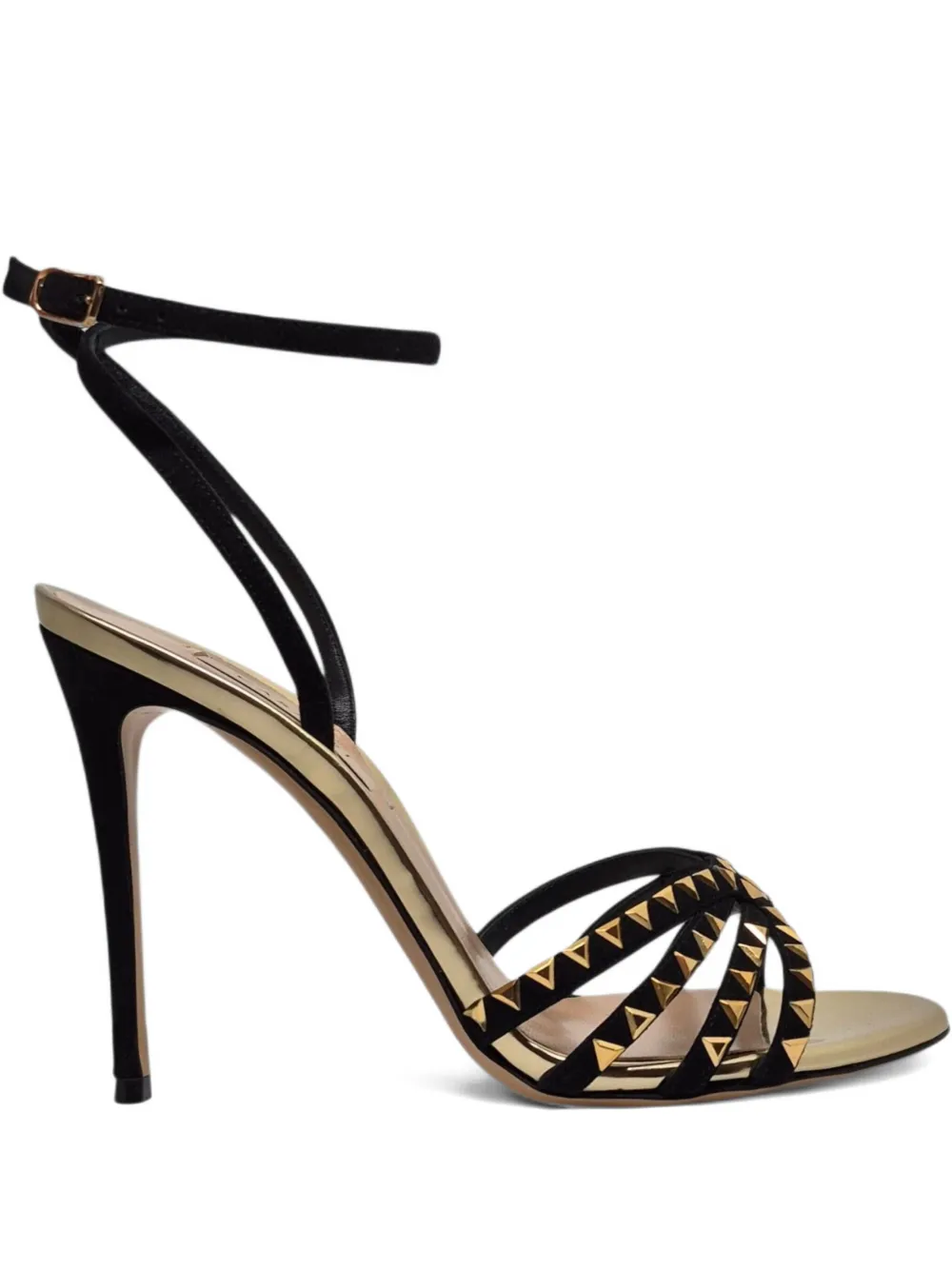 Casadei studded strappy sandals Zwart