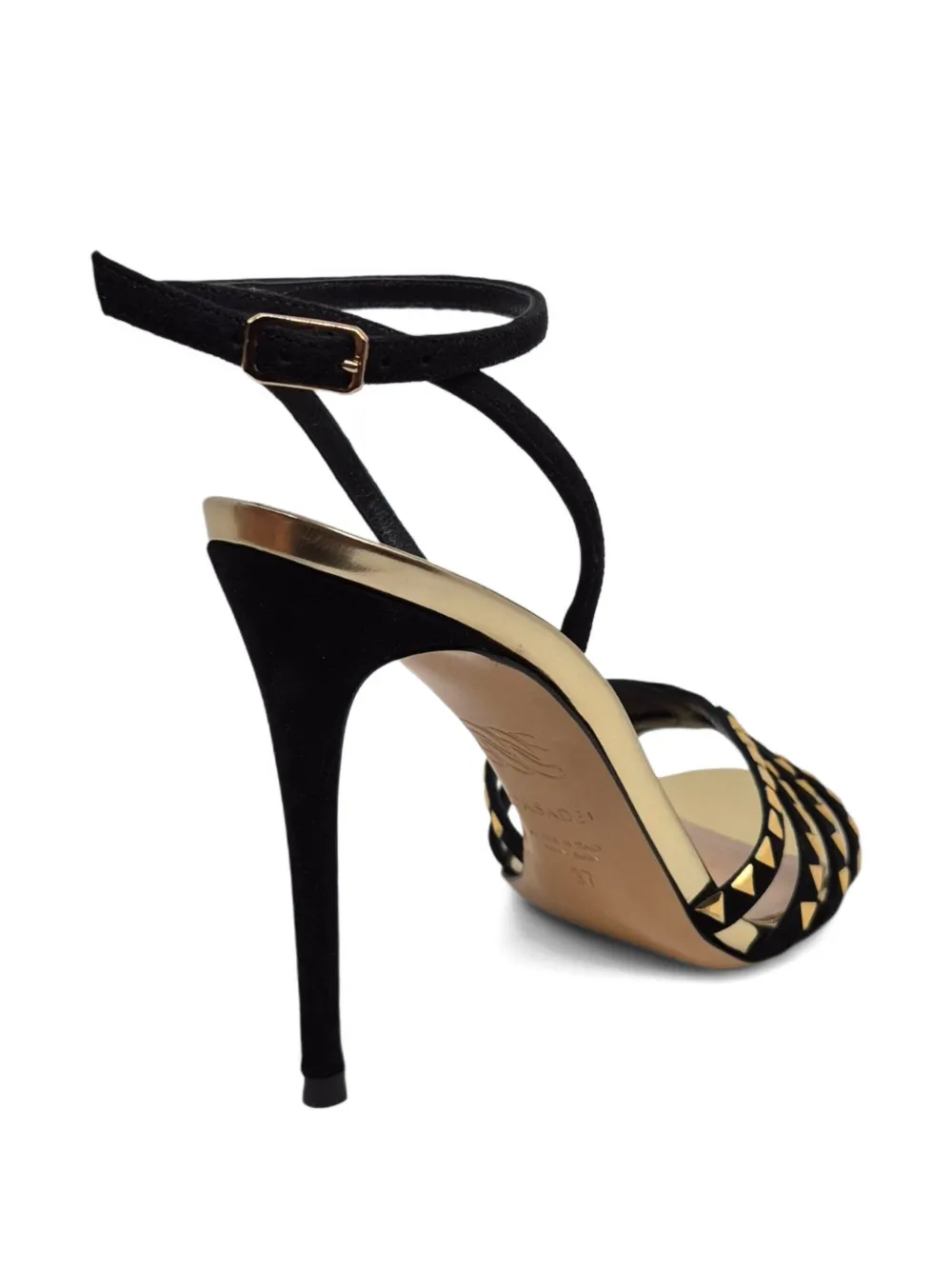 Casadei studded strappy sandals Zwart