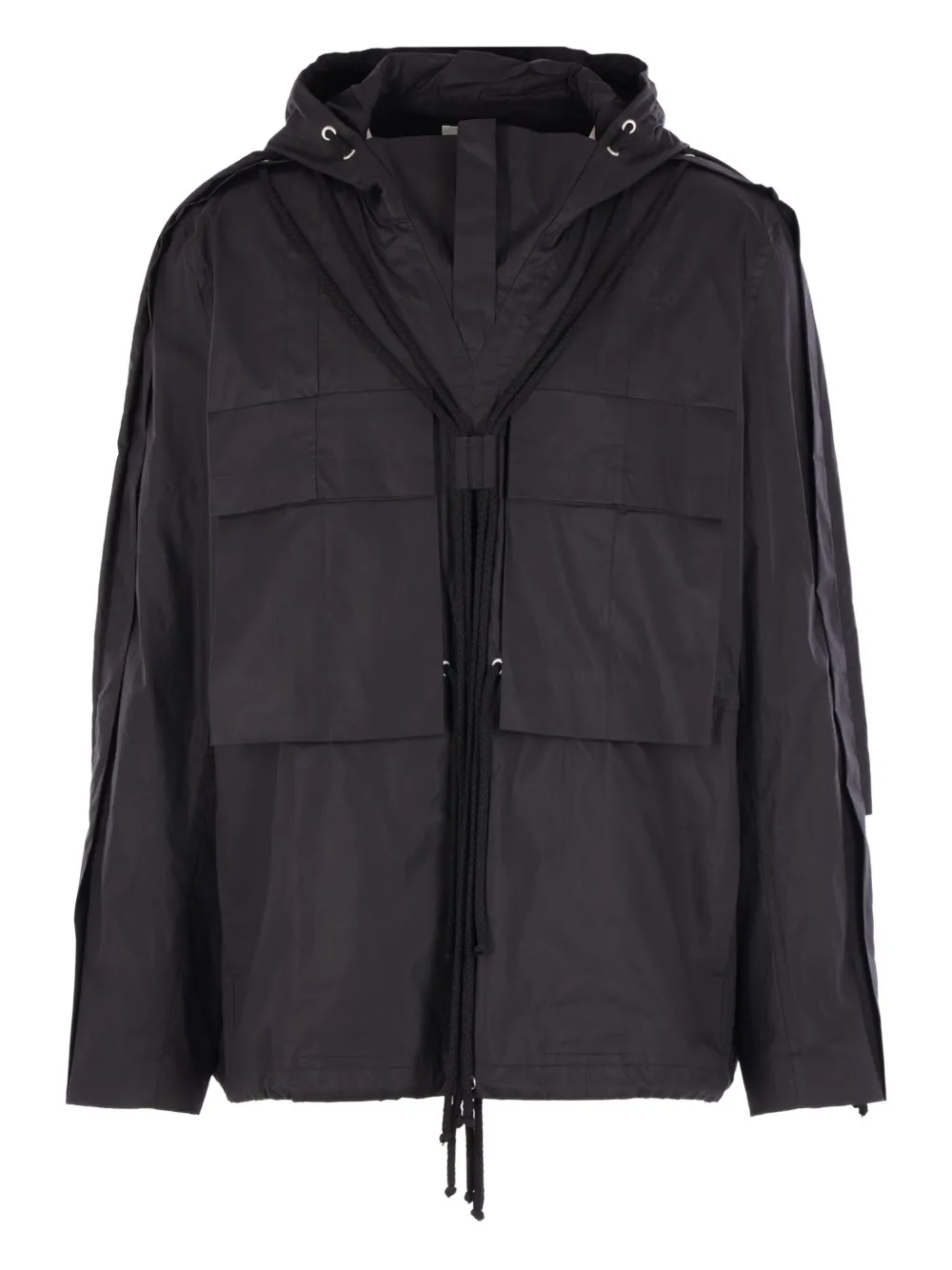 Craig Green high-collar hooded jacket | negro | Image 1