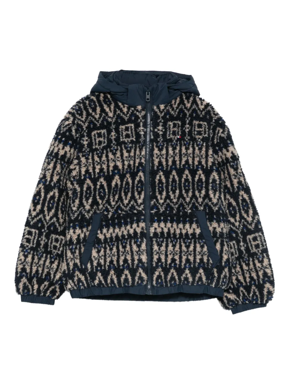 Tommy Hilfiger Junior chamarra con capucha | azul | Image 1