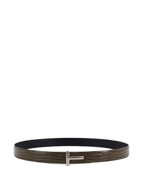 TOM FORD cinturón con logo en la hebilla