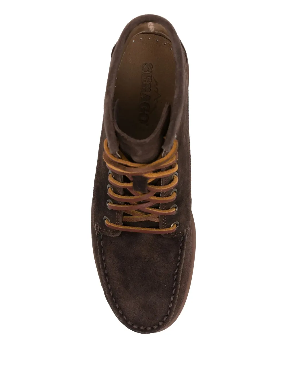 Sebago Leren wandellaarzen Bruin