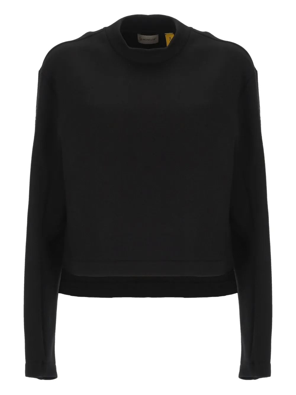 Moncler X Ee72 By Edward Enninful Crew Neck Sweater In Black