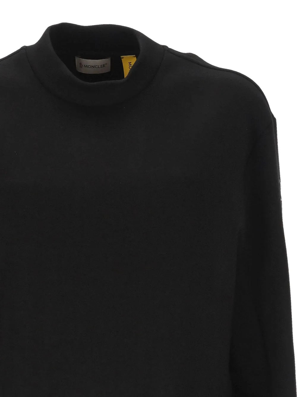 Moncler x EE72 by Edward Enninful Sweater met ronde hals Zwart