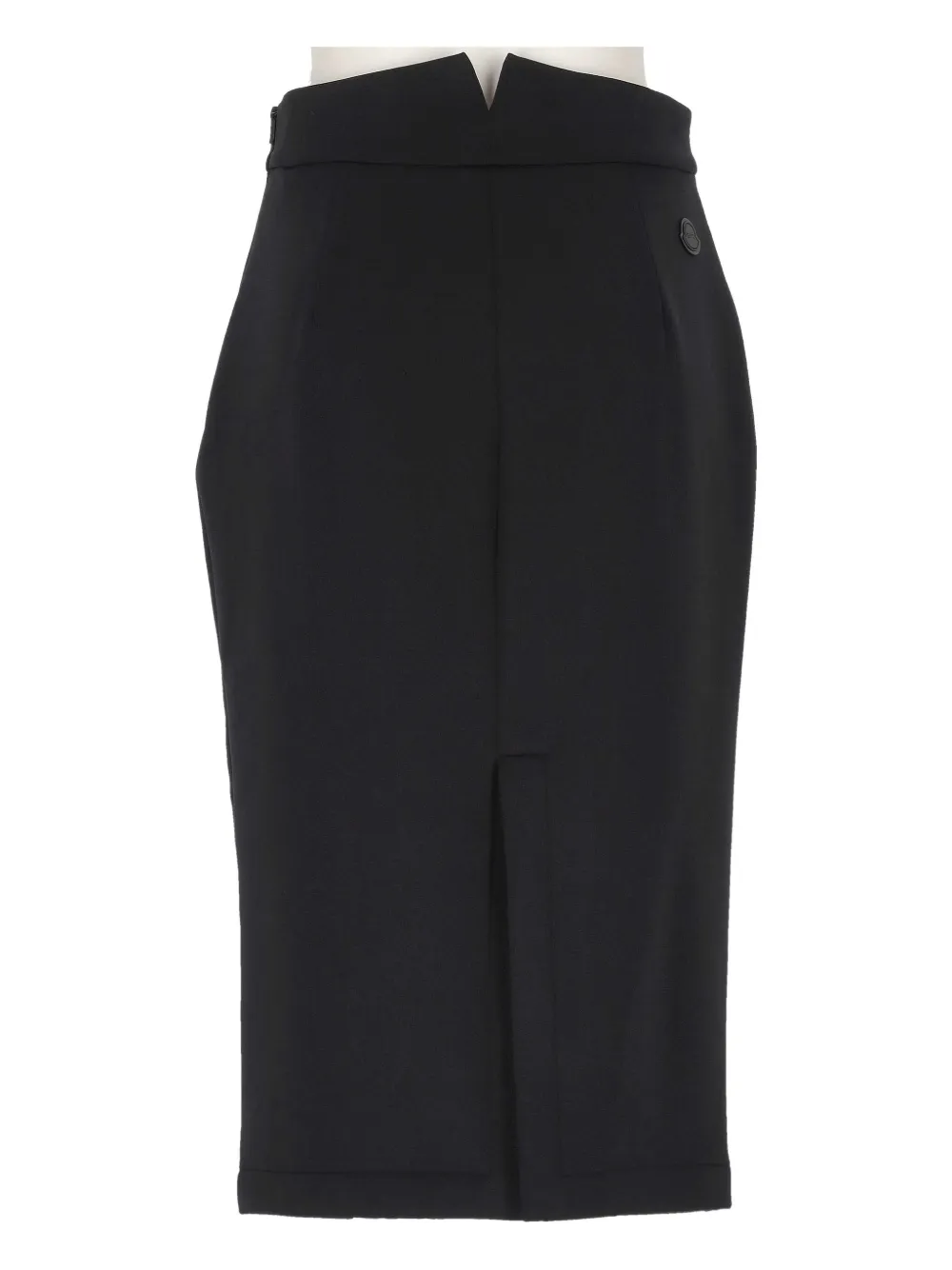Moncler X Ee72 By Edward Enninful High-waisted Pencil Skirt In Black