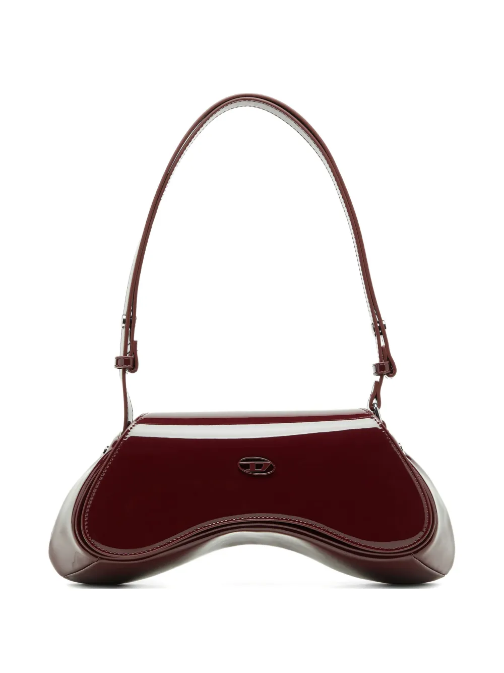 Diesel Borsa a spalla asimmetrica - Rosso