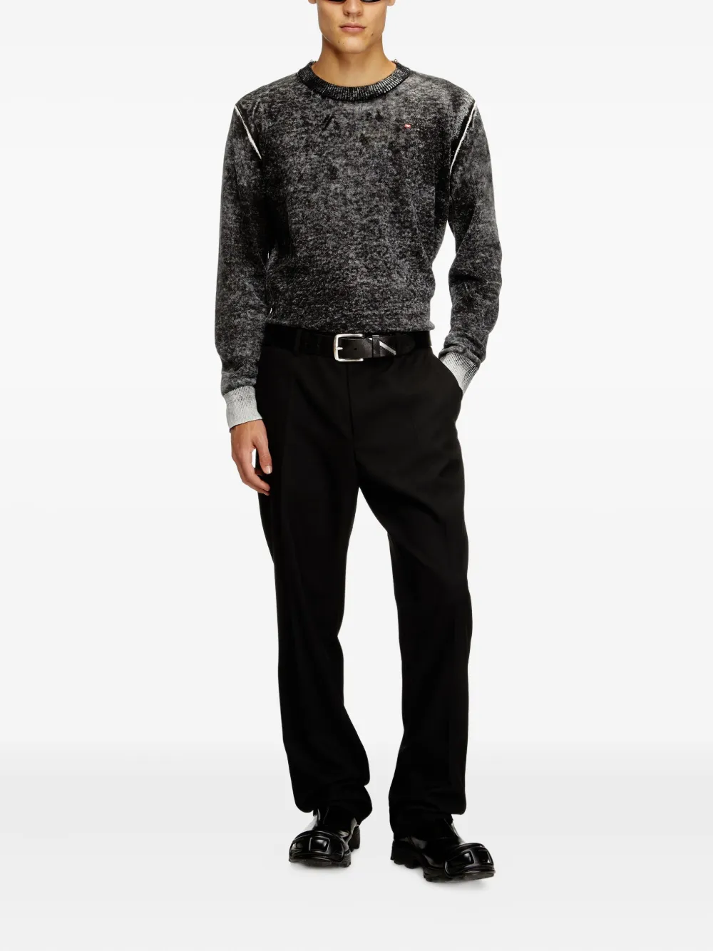 Diesel P-Am-Epci pressed crease trousers - Zwart