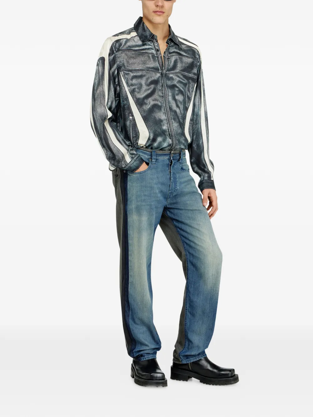 Diesel D-Macs 0CECB jeans Blauw