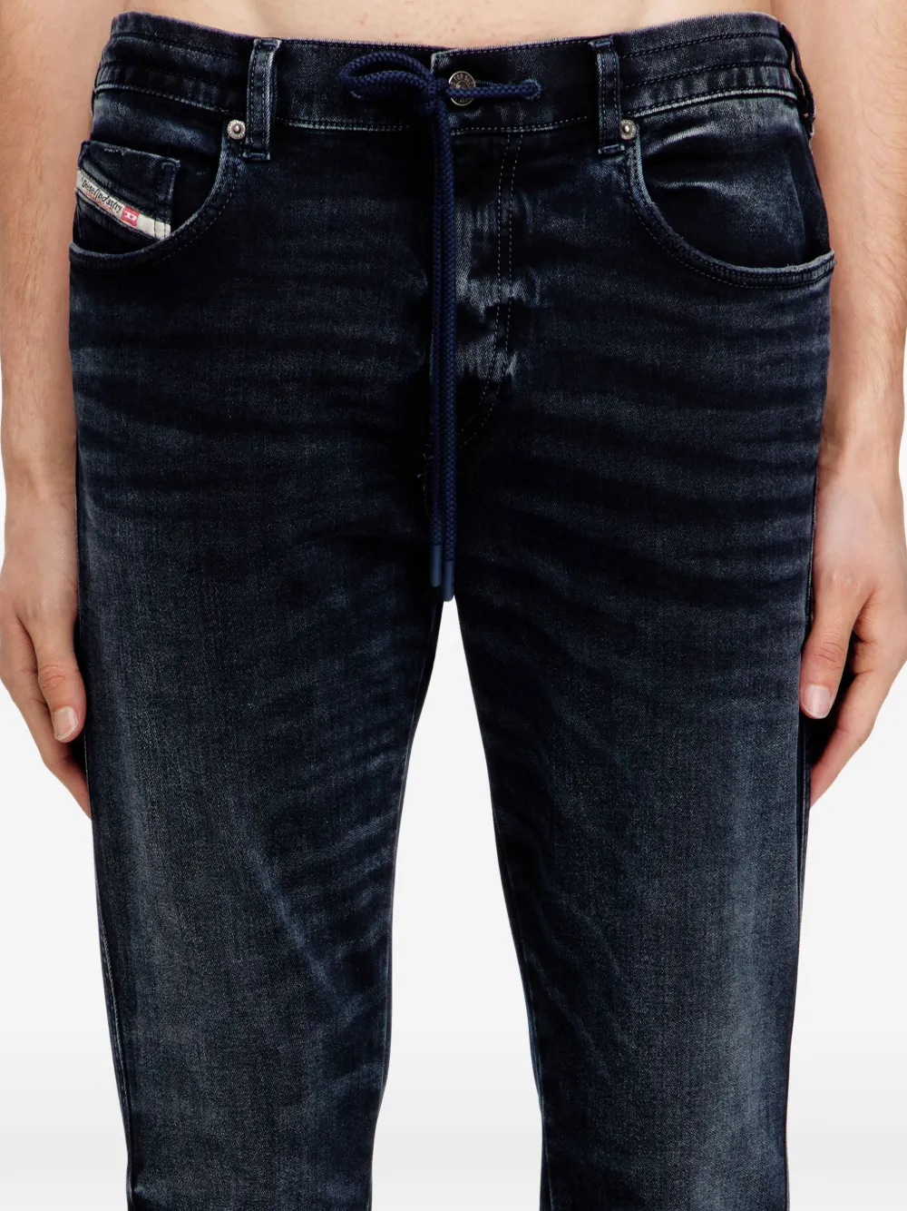 Diesel 2062 D-Strukt Joggjeans slim-fit regular waist Blauw
