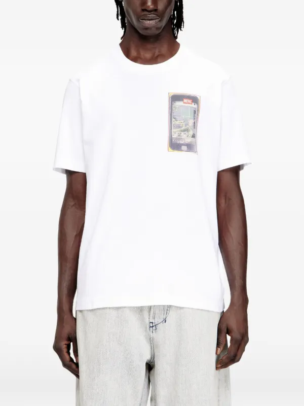 Diesel T-Adjust-V1 Tシャツ | ホワイト | FARFETCH JP