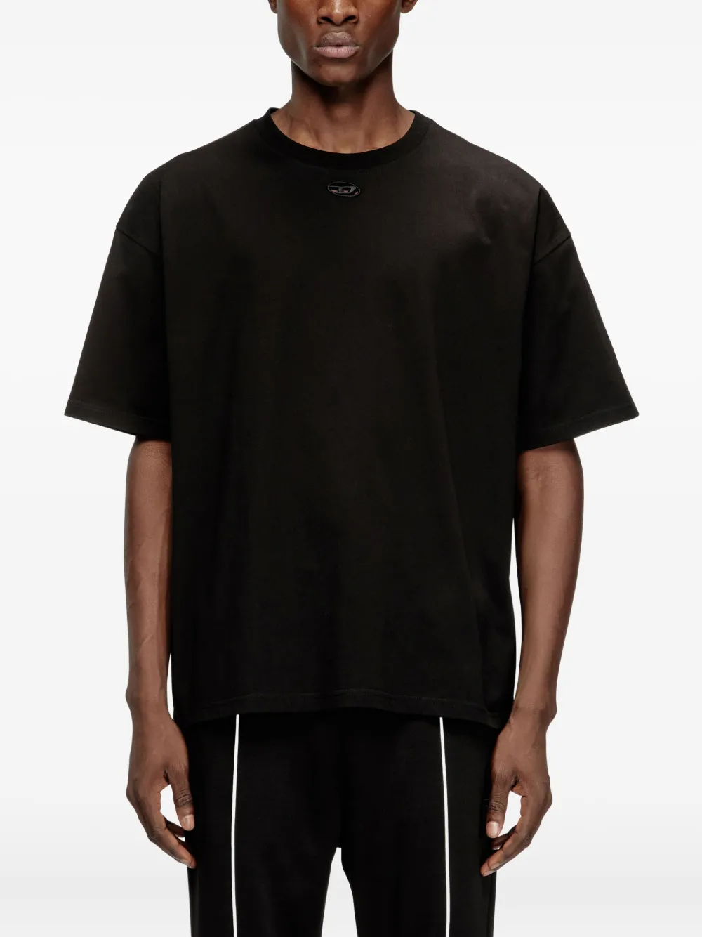 Diesel T-shirt met logo Zwart