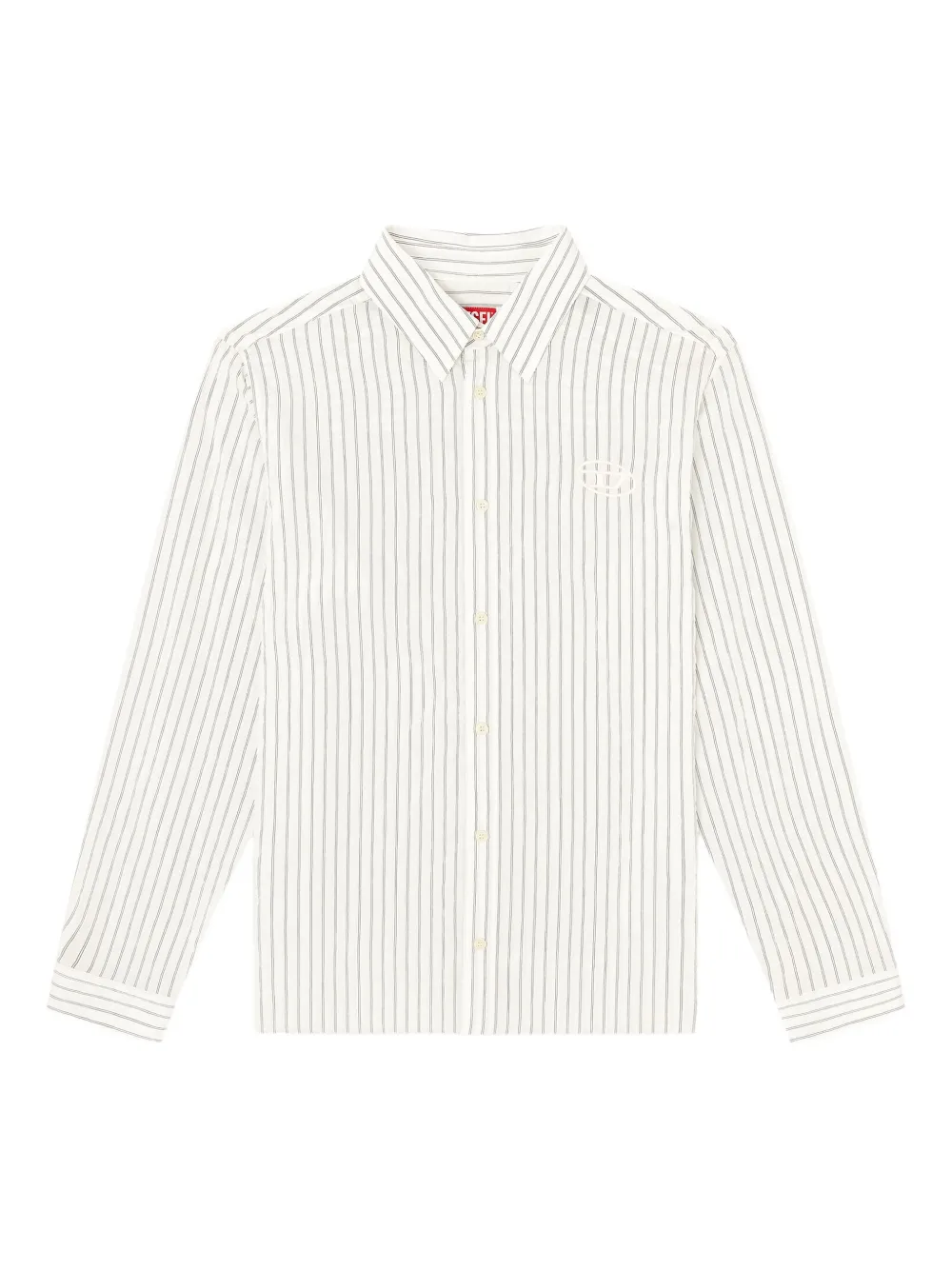 Diesel S-Simply-Gsbg ストライプ シャツ - グレー Diesel S-Simply-Gsbg ストライプ シャツ - グレー