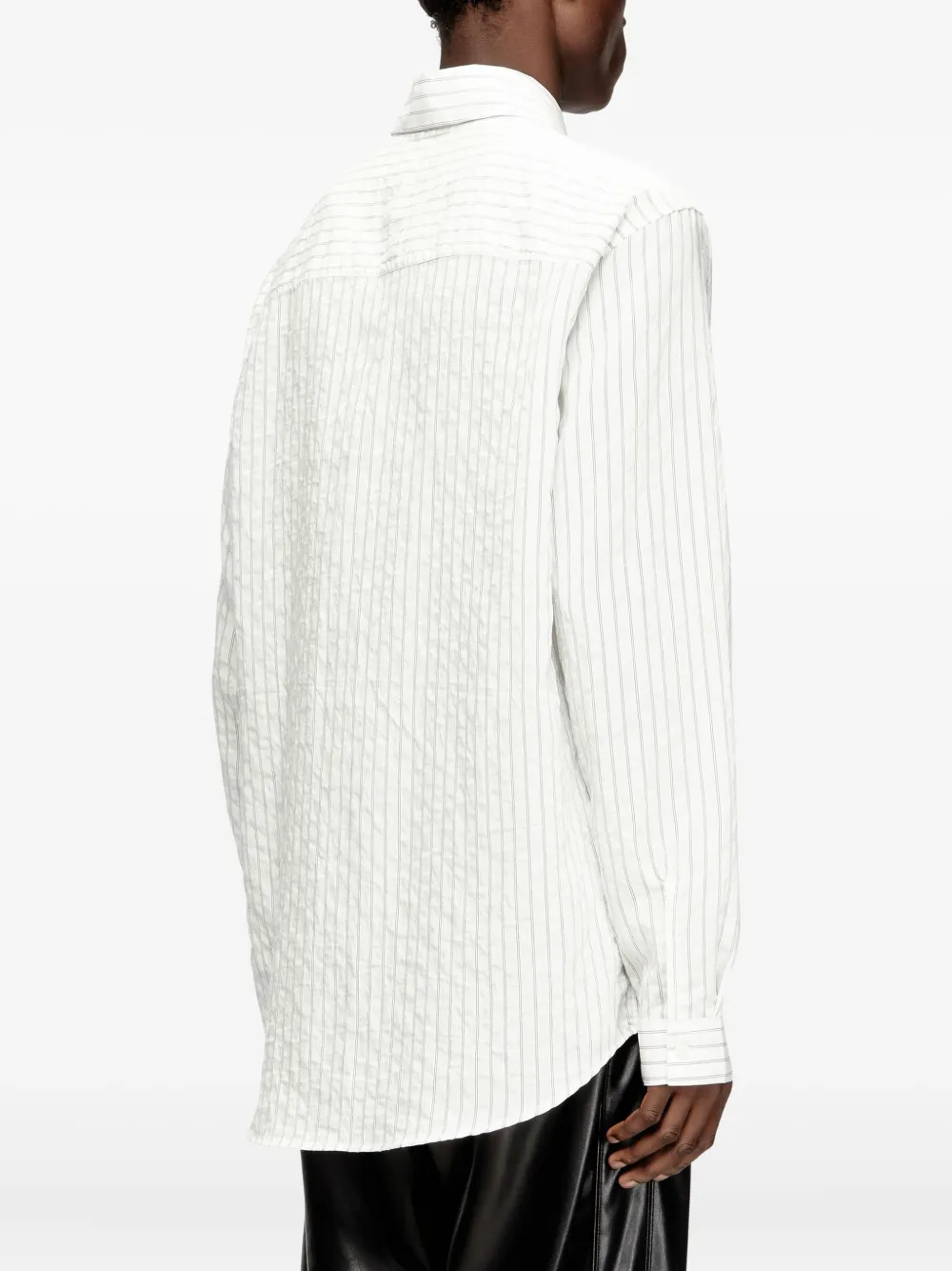 Diesel S-Simply-Gsbg gestreept overhemd Grijs