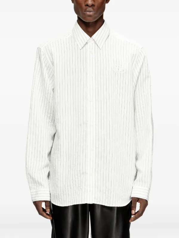 Diesel S-Simply-Gsbg ストライプ シャツ | グレー | FARFETCH JP Diesel S-Simply-Gsbg ストライプ シャツ | グレー | FARFETCH JP