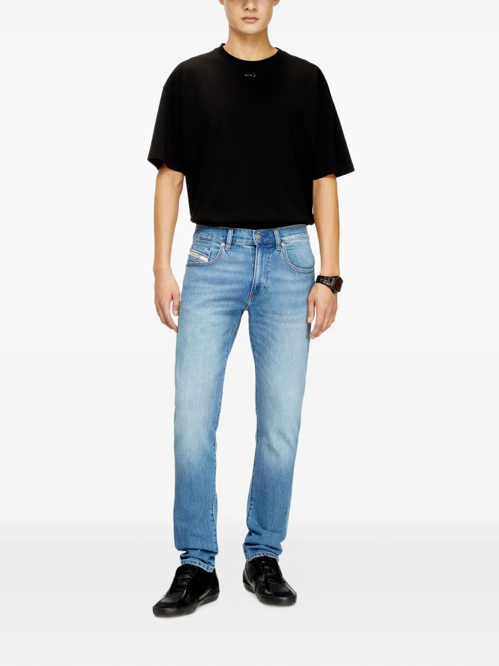 Diesel 2019 D-strukt cotton trousers | Slim-Fit Jeans | Image 2
