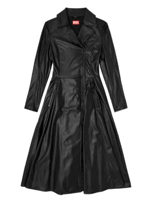 Diesel L-Tot Leather Maxi Dress | Black | FARFETCH Diesel L-Tot Leather Maxi Dress | Black | FARFETCH