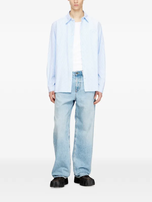 Diesel ストライプ シャツ | ホワイト | FARFETCH JP