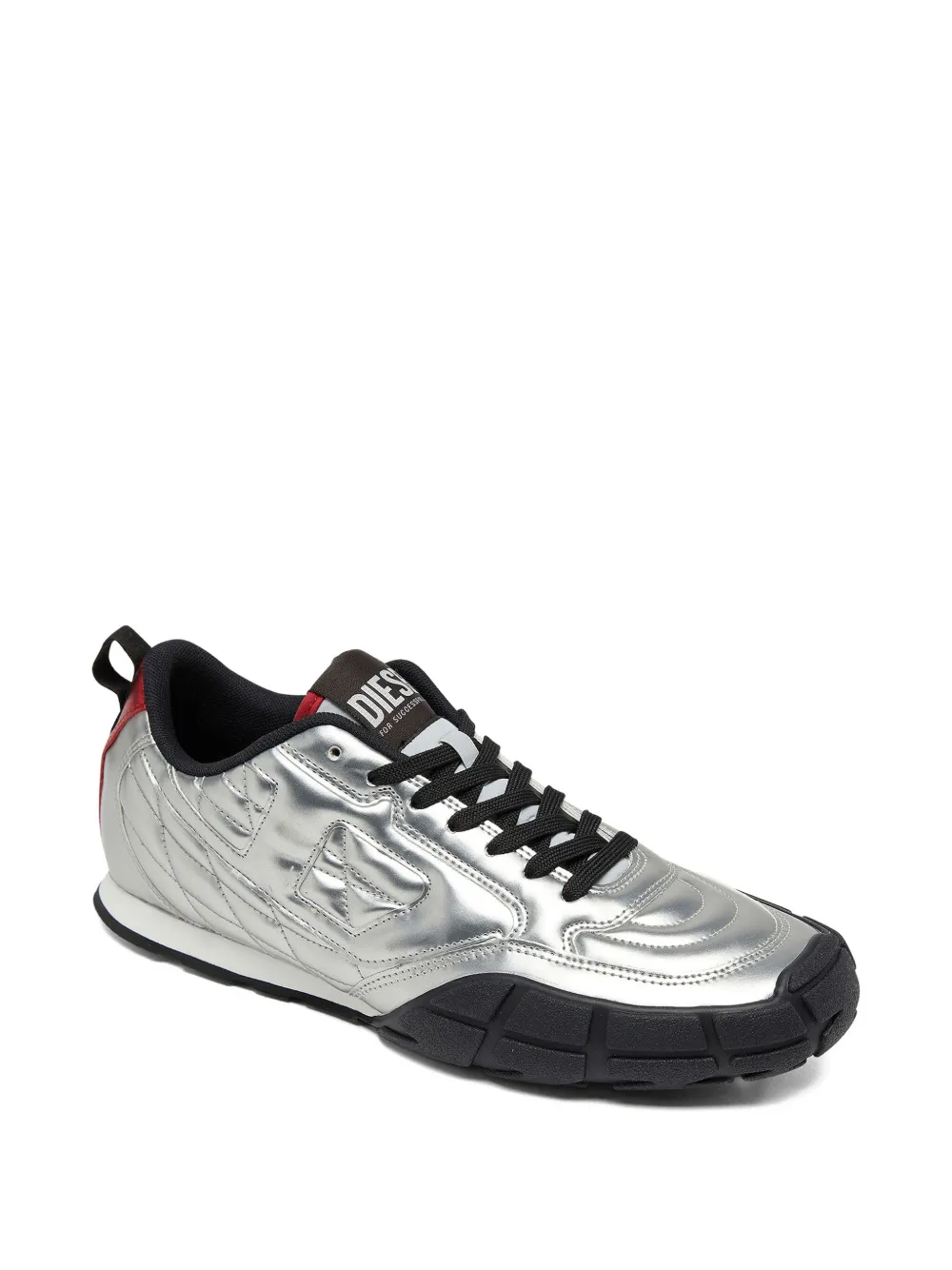 Diesel S-Pagodha gewatteerde sneakers - Zilver