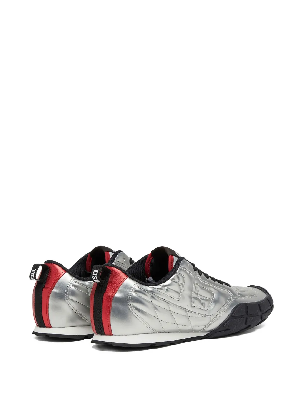 Diesel S-Pagodha gewatteerde sneakers Zilver