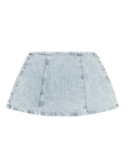 Diesel De-Sweny-S houndstooth-pattern short skirt