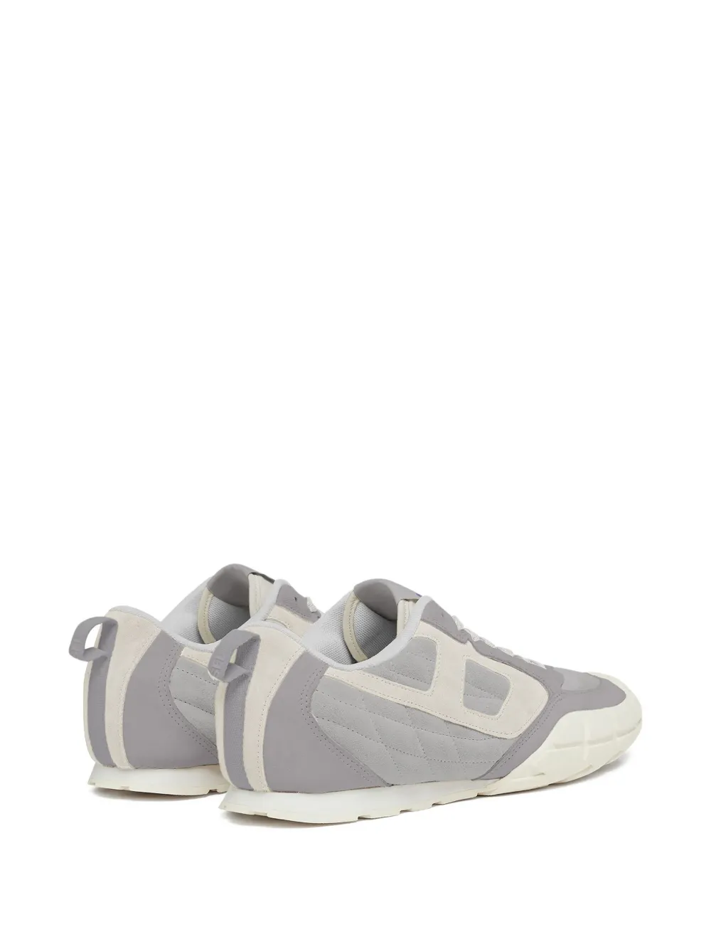 Diesel S-PAGODHA LOW gewatteerde sneakers met logo-applicatie Grijs