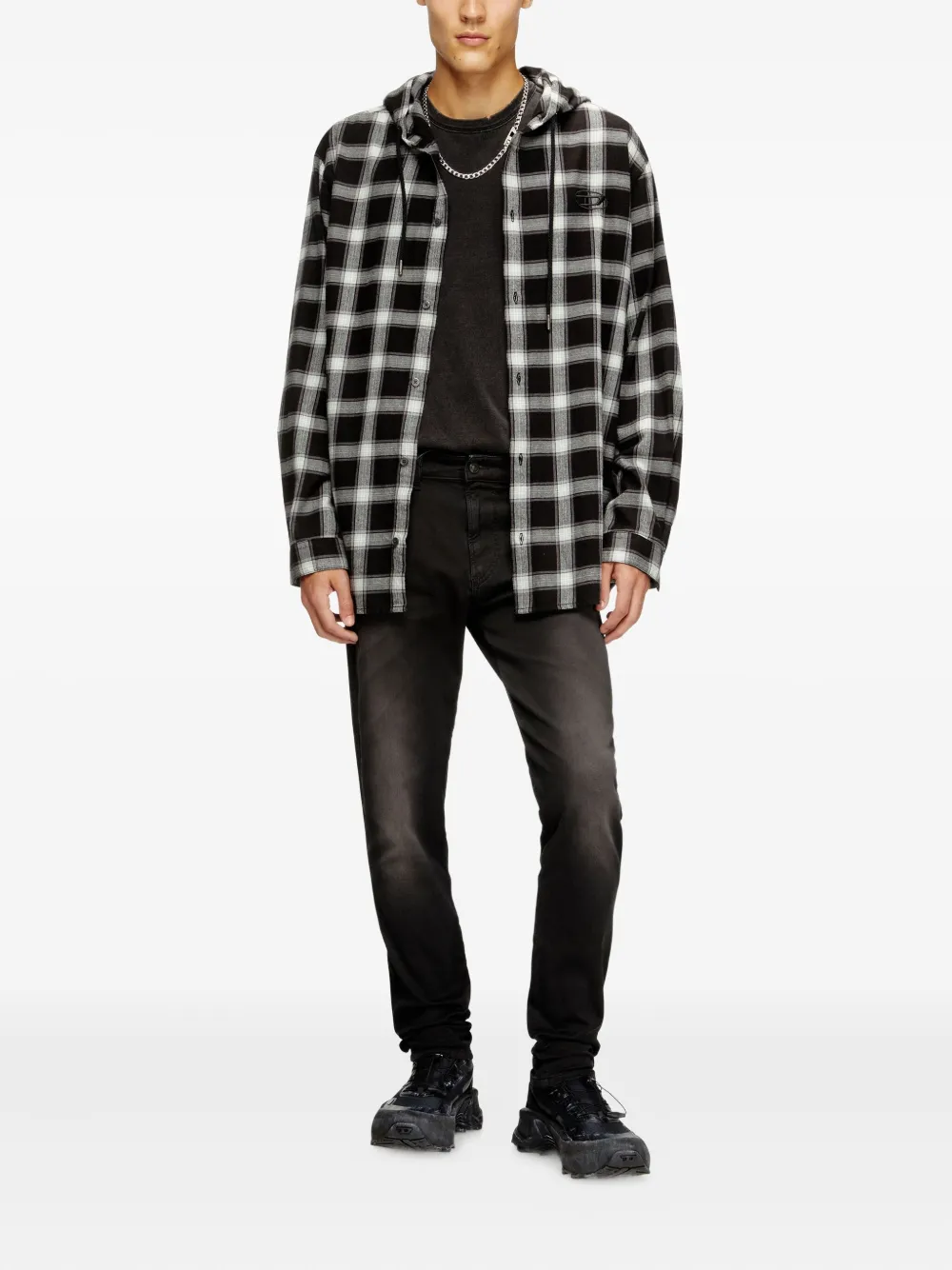 Diesel 2062 D-Strukt five-pocket jeans - Zwart
