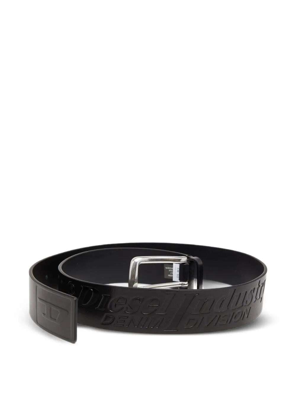 Diesel B-Flag-D logo-embossed belt | Black | Image 1
