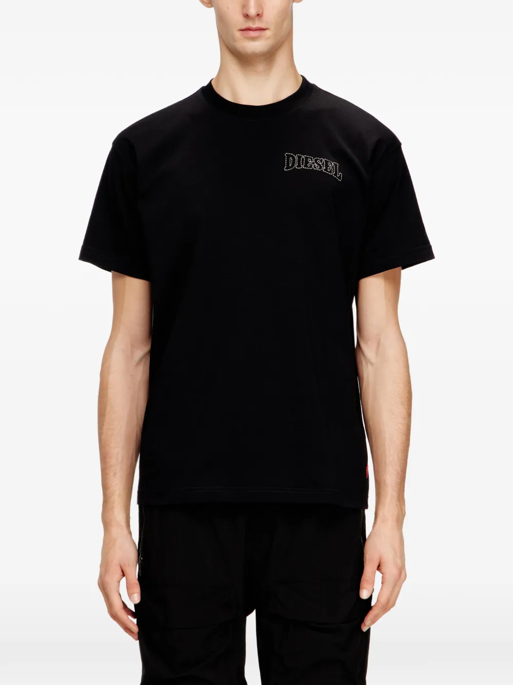 Diesel T-Norm-V16 T-shirt Zwart