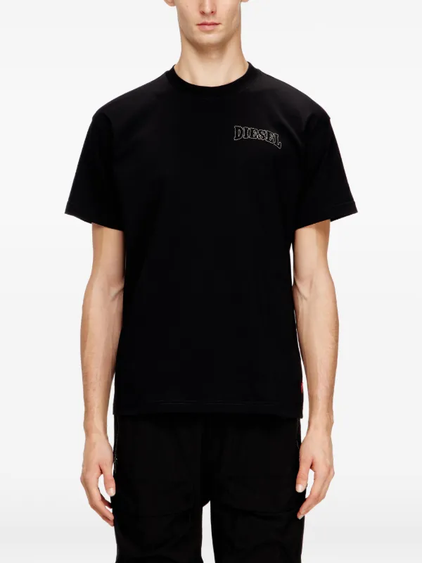 DIESEL T-Normac-1 Tシャツ 2025 Diesel T Norm V10 T Shirt Black