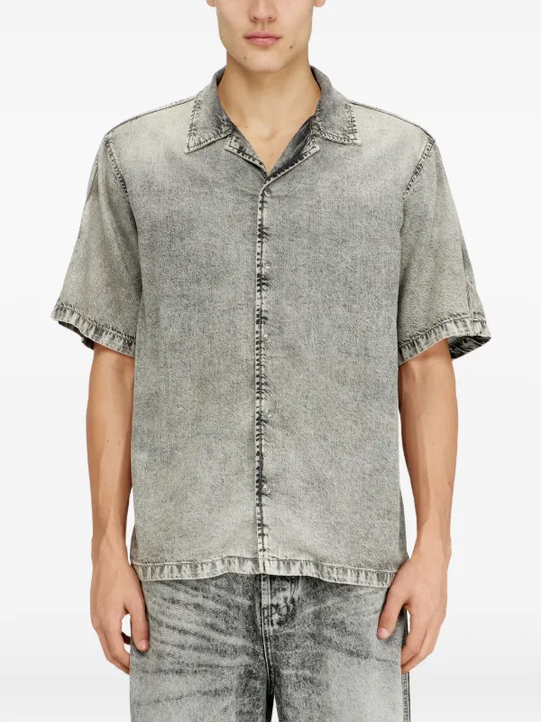 Diesel D-Nabil S8 Denim Shirt | Grey | FARFETCH JO
