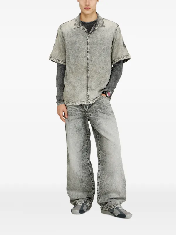 Diesel D-Nabil S8 デニムシャツ | グレー | FARFETCH JP
