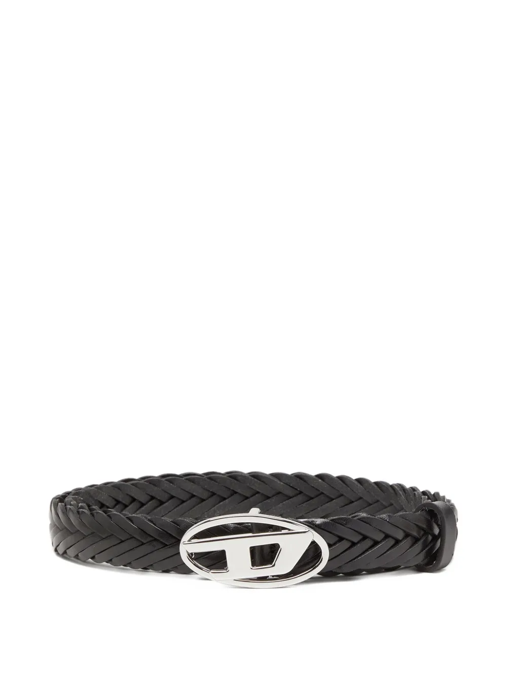 Diesel B-1dr 20 Braided Belt In Black