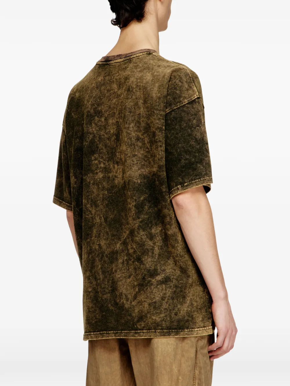 Diesel T-Boxt-T4 T-shirt met ronde hals Bruin
