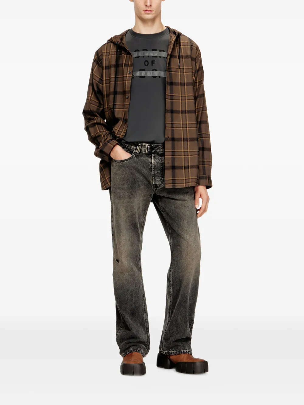 Diesel T-Norm-V11 T-shirt - Grijs