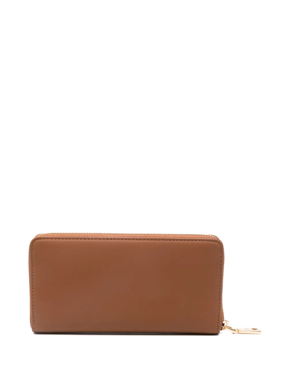 Love Moschino Logo-lettering Zipped Wallet In Brown