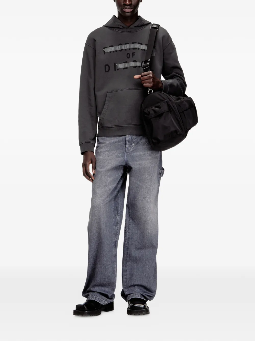 Diesel S-Norman hoodie - Grijs