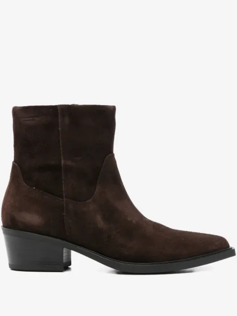 VAGABOND bottines en daim 40 mm à bout pointu