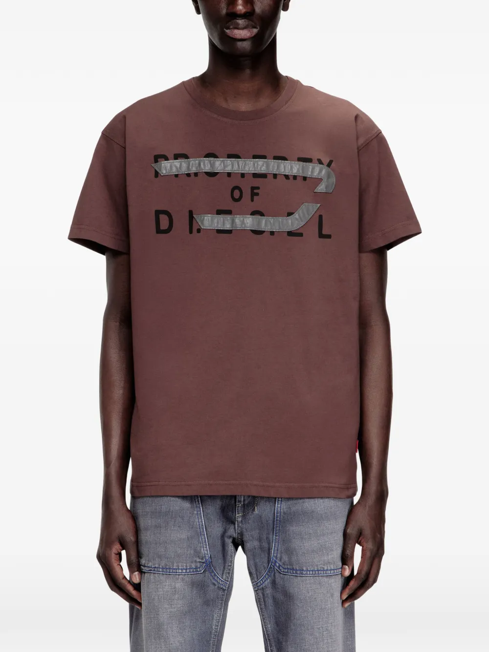 Diesel T-Norm-V11 T-shirt Bruin