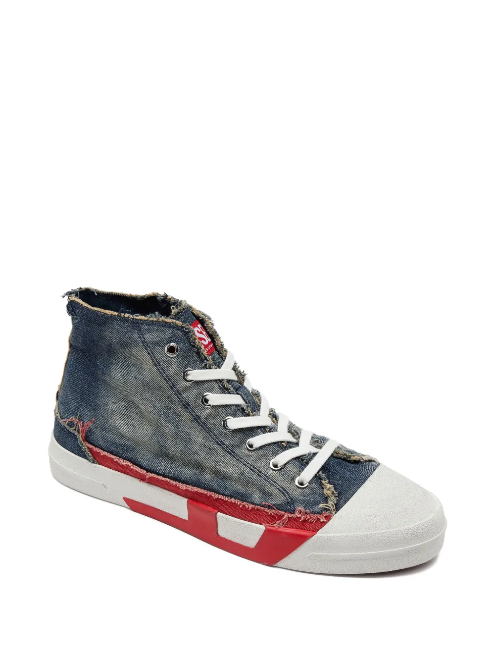 Diesel S-D-Verse Mid II frayed sneakers | Hi-Tops | Image 2
