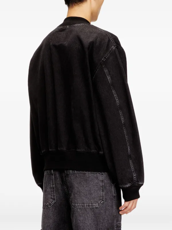 Diesel D-Guz デニムボンバージャケット | ブラック | FARFETCH JP