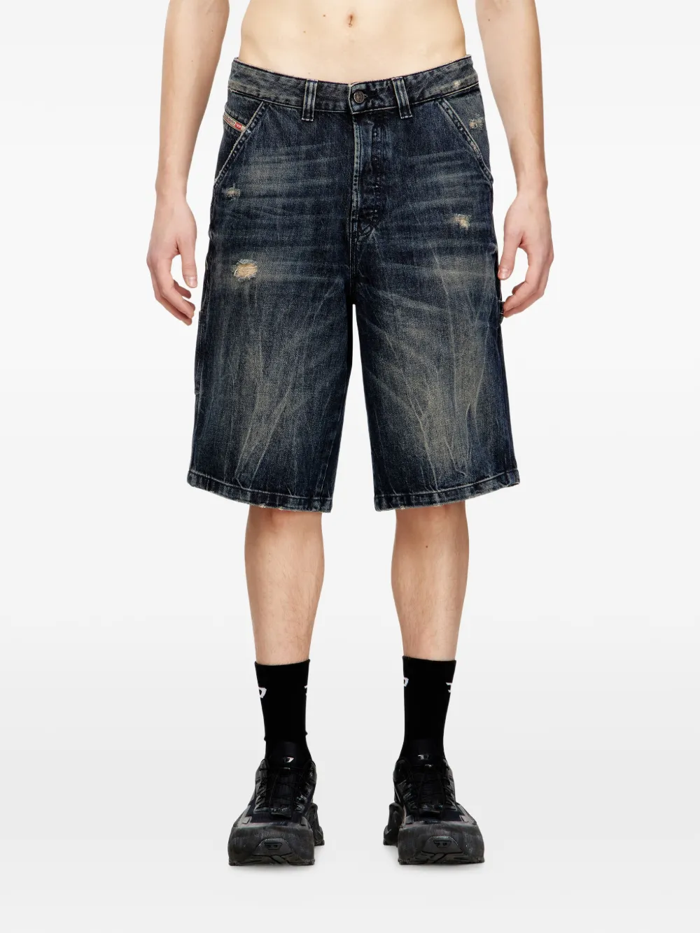 Diesel D-Livery-W-Shorts denim shorts - thumbnail 3 of 4