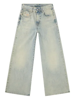 Diesel ダメージ フレアジーンズ | ホワイト | FARFETCH JP