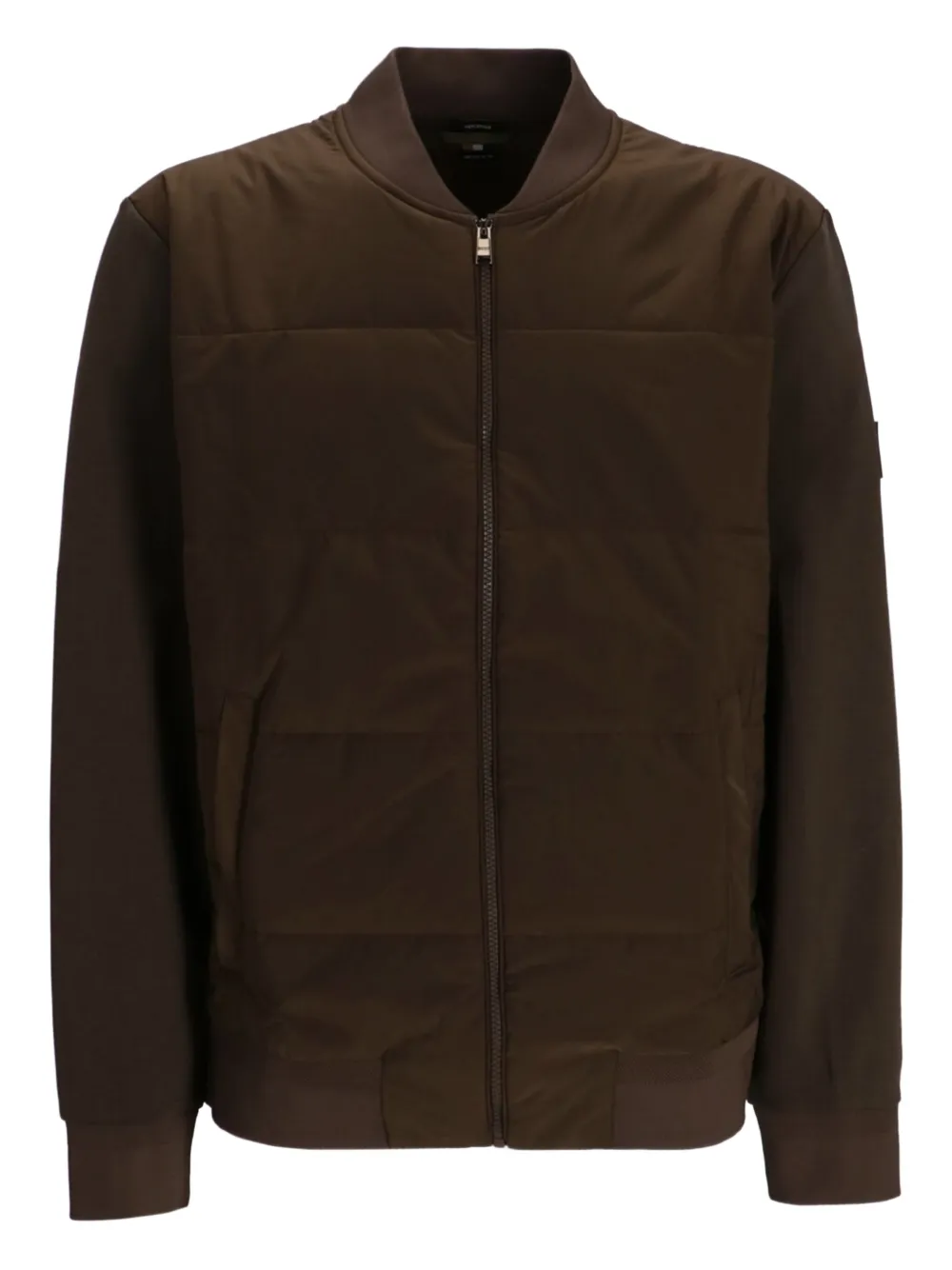 BOSS chamarra bomber con panel capitonado y cierre | marrón | Image 1