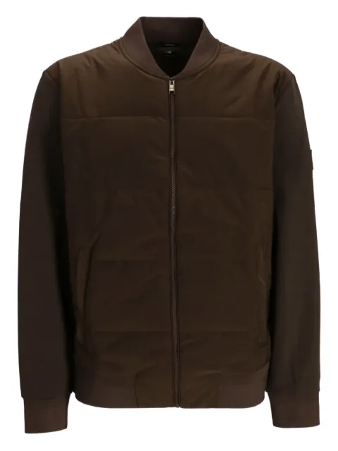 BOSS جاكيت بومبر بسحاب وبجزء مبطن