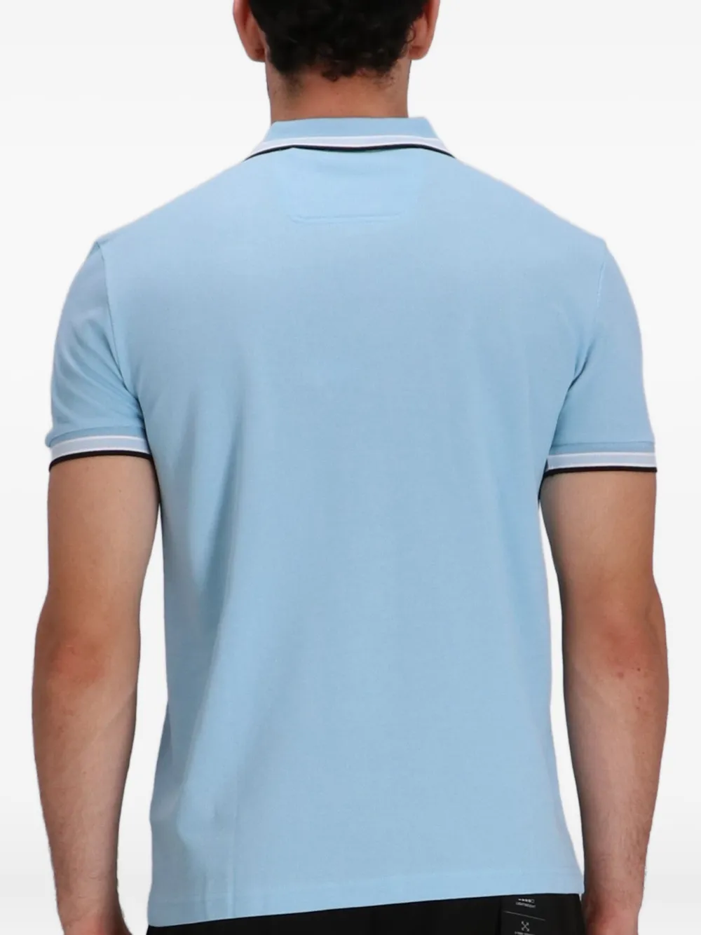 BOSS Poloshirt met geborduurd logo Blauw