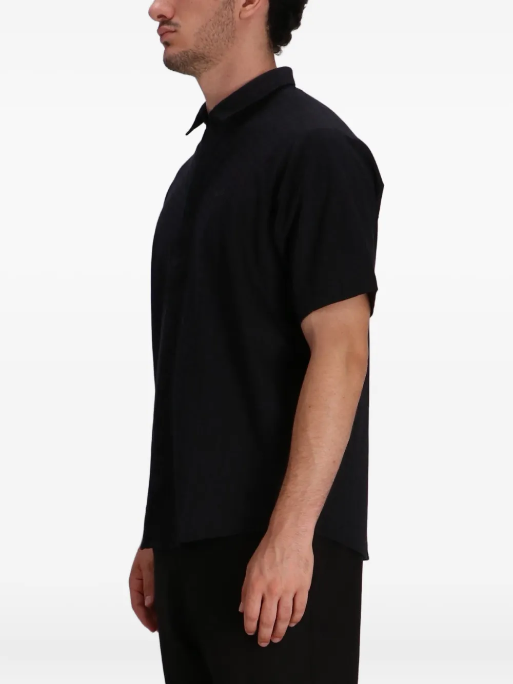 BOSS Katoenen overhemd Zwart